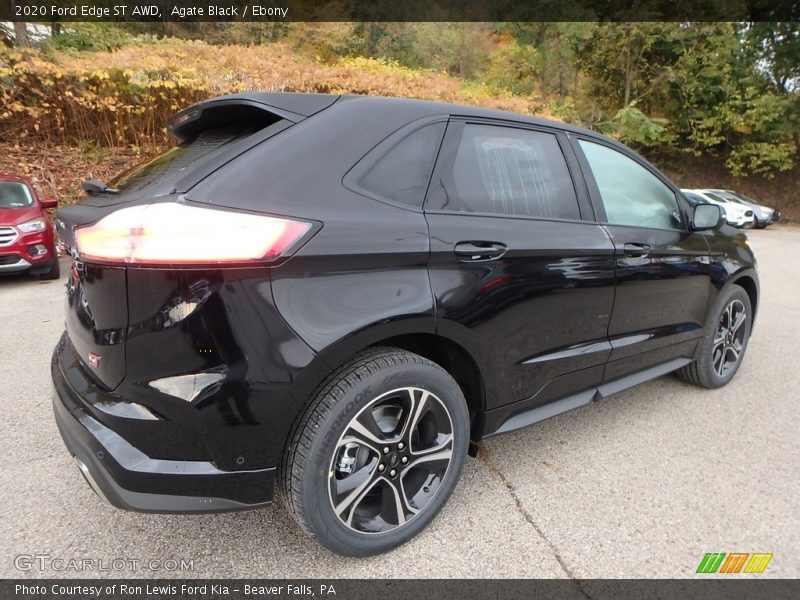 Agate Black / Ebony 2020 Ford Edge ST AWD