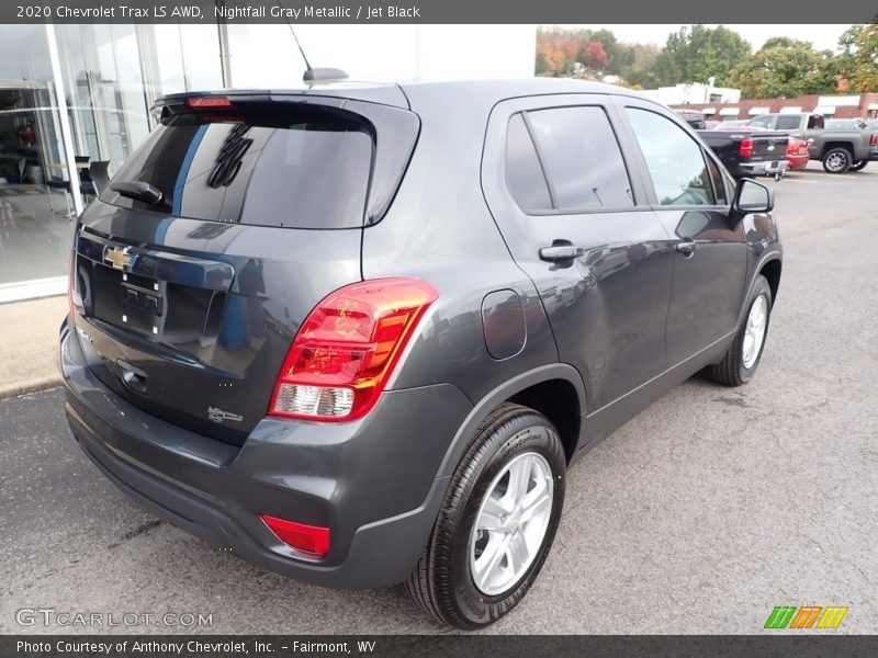 Nightfall Gray Metallic / Jet Black 2020 Chevrolet Trax LS AWD