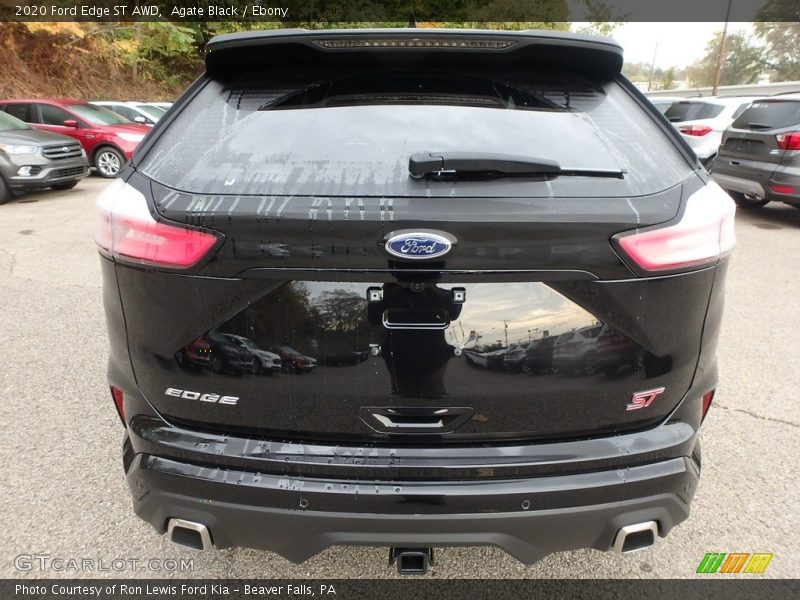 Agate Black / Ebony 2020 Ford Edge ST AWD