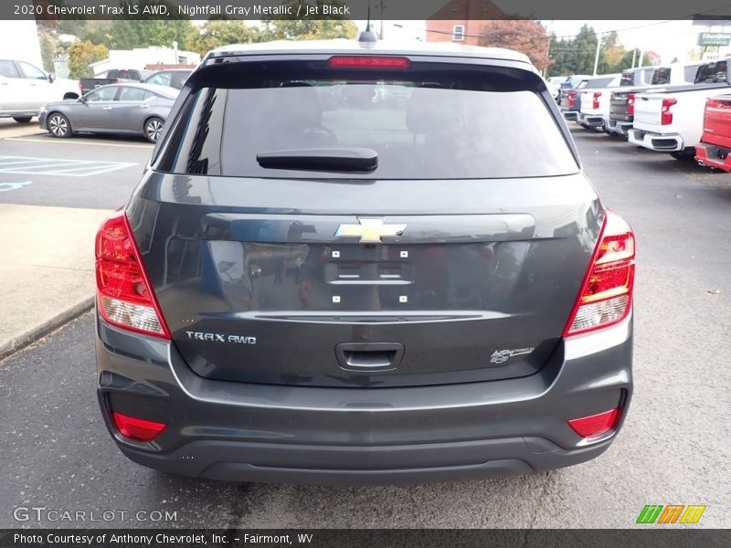 Nightfall Gray Metallic / Jet Black 2020 Chevrolet Trax LS AWD
