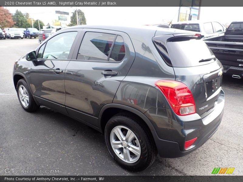 Nightfall Gray Metallic / Jet Black 2020 Chevrolet Trax LS AWD