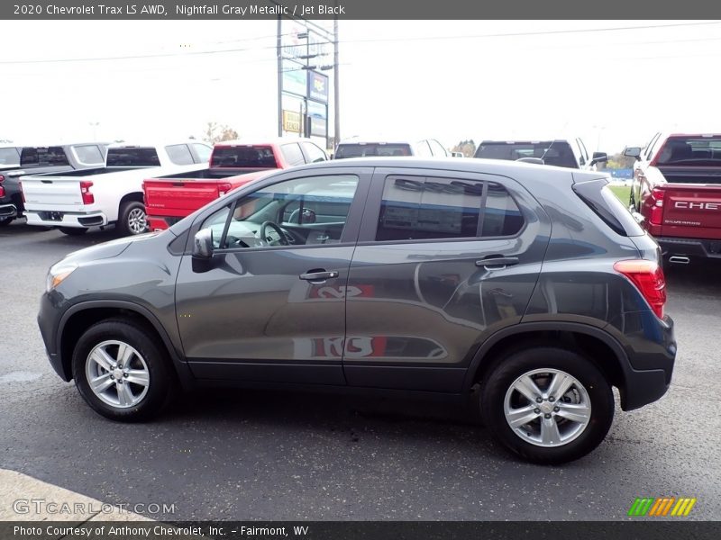 Nightfall Gray Metallic / Jet Black 2020 Chevrolet Trax LS AWD
