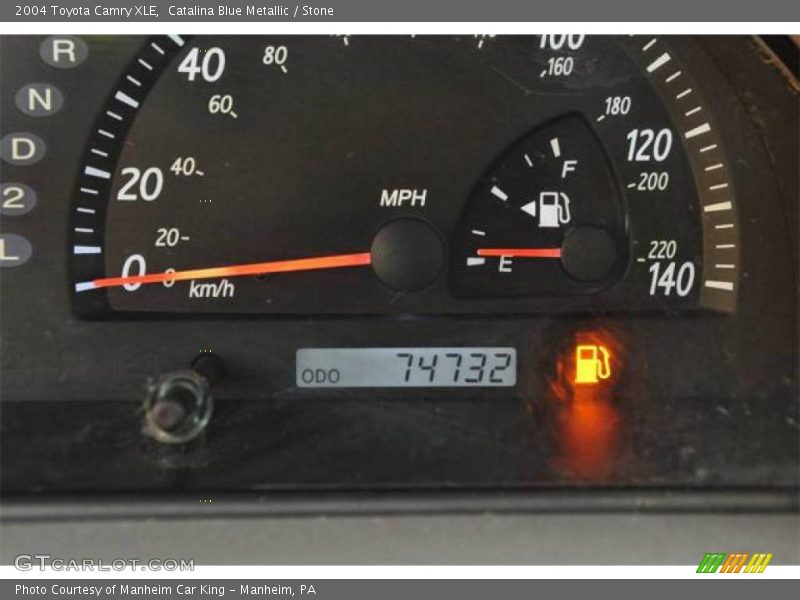 Catalina Blue Metallic / Stone 2004 Toyota Camry XLE