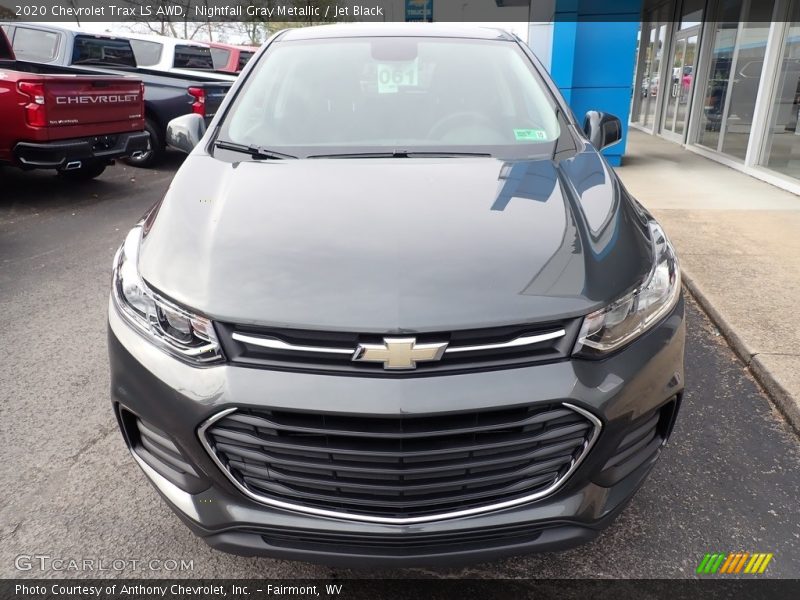 Nightfall Gray Metallic / Jet Black 2020 Chevrolet Trax LS AWD