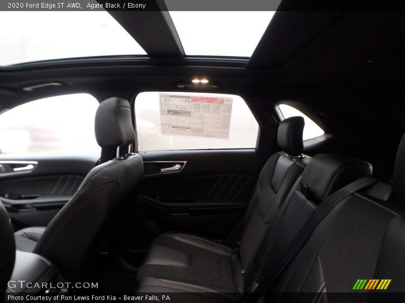 Rear Seat of 2020 Edge ST AWD
