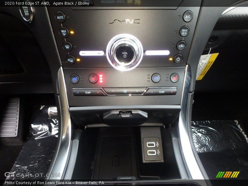 Controls of 2020 Edge ST AWD