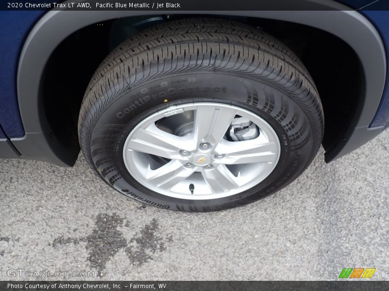 Pacific Blue Metallic / Jet Black 2020 Chevrolet Trax LT AWD