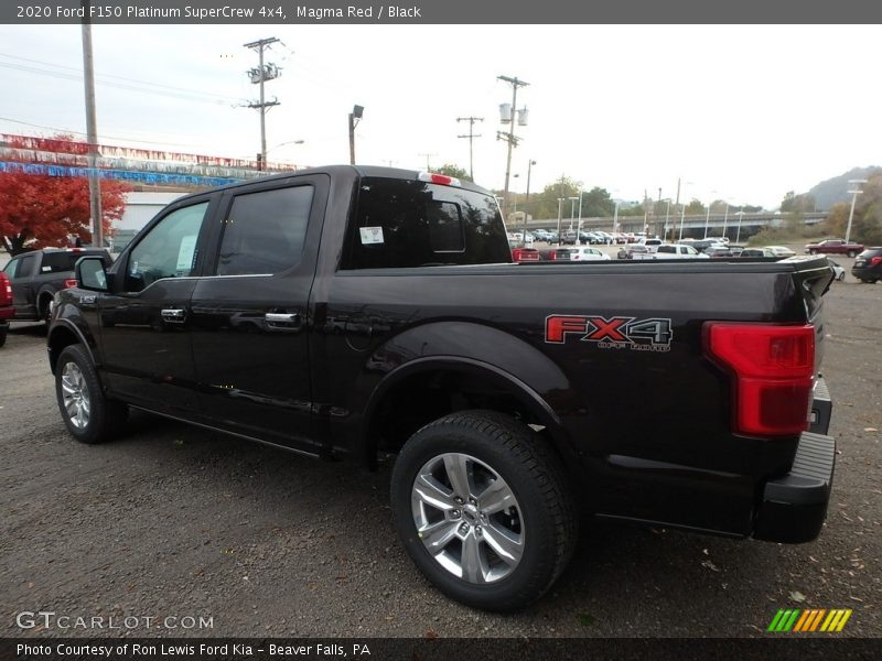 Magma Red / Black 2020 Ford F150 Platinum SuperCrew 4x4