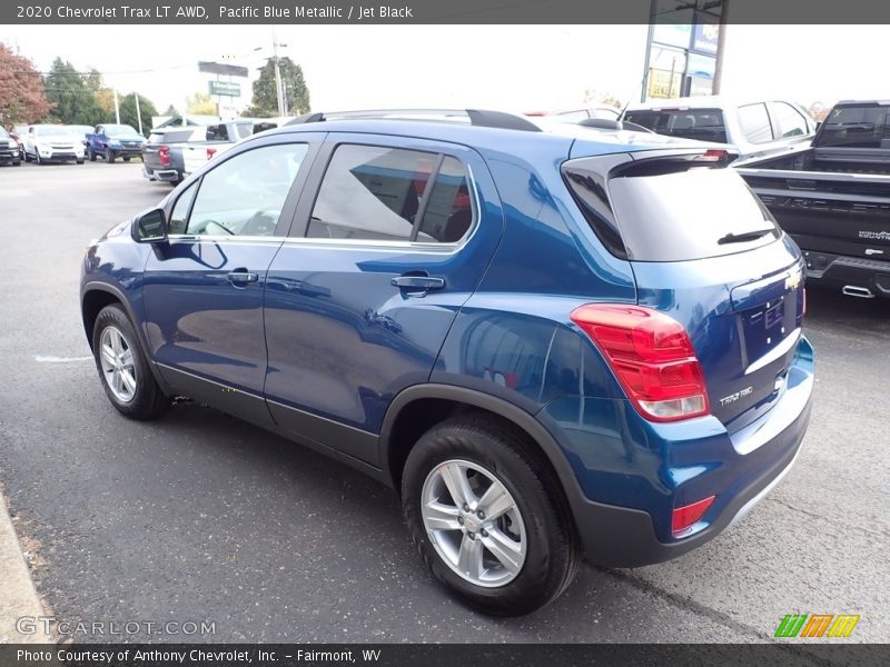 Pacific Blue Metallic / Jet Black 2020 Chevrolet Trax LT AWD