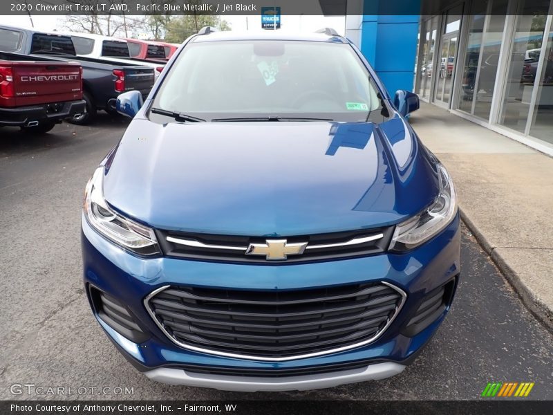 Pacific Blue Metallic / Jet Black 2020 Chevrolet Trax LT AWD