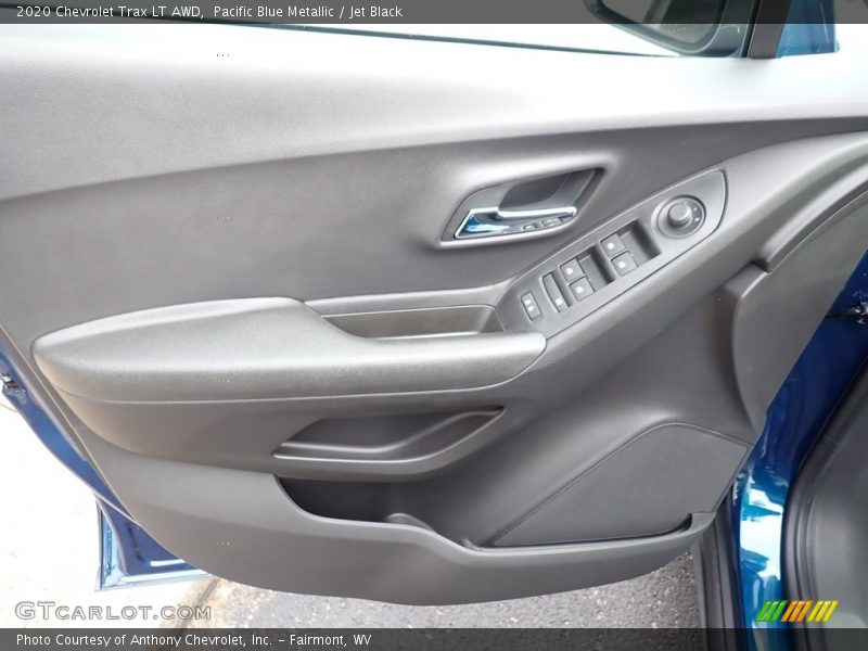Pacific Blue Metallic / Jet Black 2020 Chevrolet Trax LT AWD
