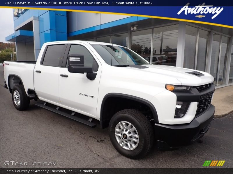 Summit White / Jet Black 2020 Chevrolet Silverado 2500HD Work Truck Crew Cab 4x4