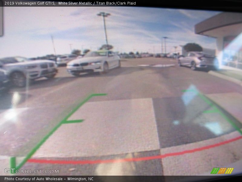 White Silver Metallic / Titan Black/Clark Plaid 2019 Volkswagen Golf GTI S