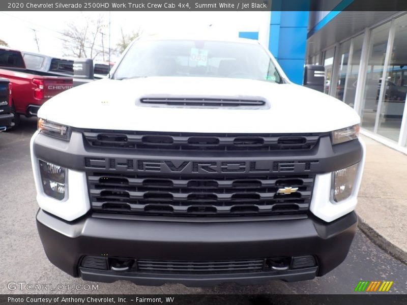 Summit White / Jet Black 2020 Chevrolet Silverado 2500HD Work Truck Crew Cab 4x4