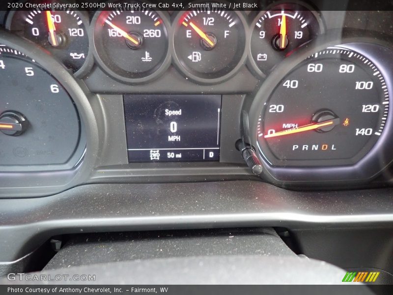  2020 Silverado 2500HD Work Truck Crew Cab 4x4 Work Truck Crew Cab 4x4 Gauges