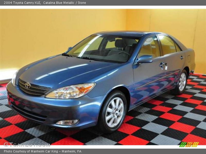 Catalina Blue Metallic / Stone 2004 Toyota Camry XLE