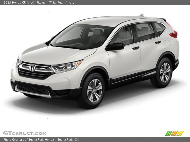 Platinum White Pearl / Ivory 2019 Honda CR-V LX