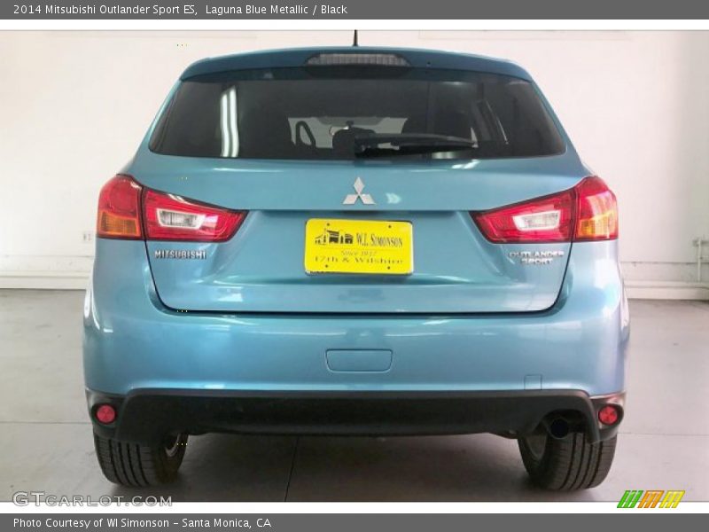 Laguna Blue Metallic / Black 2014 Mitsubishi Outlander Sport ES