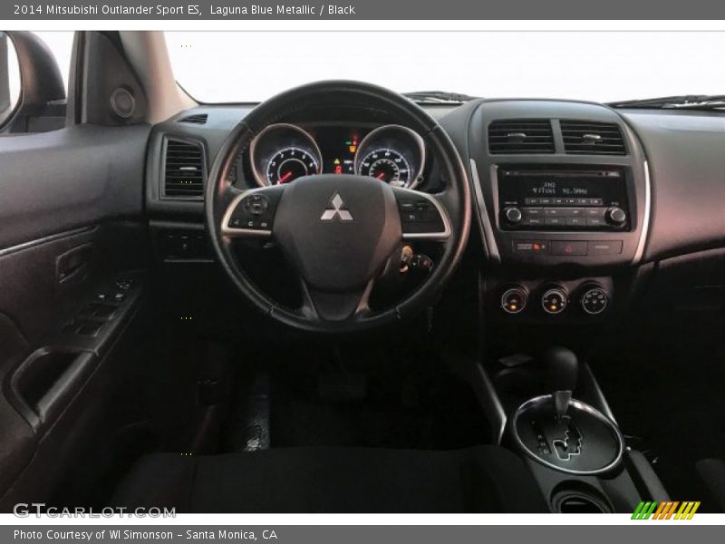 Laguna Blue Metallic / Black 2014 Mitsubishi Outlander Sport ES