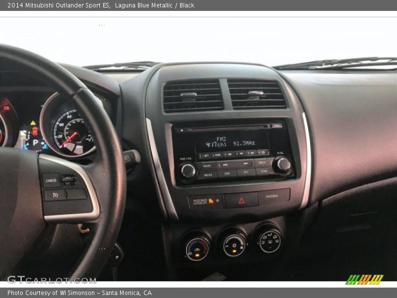 Laguna Blue Metallic / Black 2014 Mitsubishi Outlander Sport ES