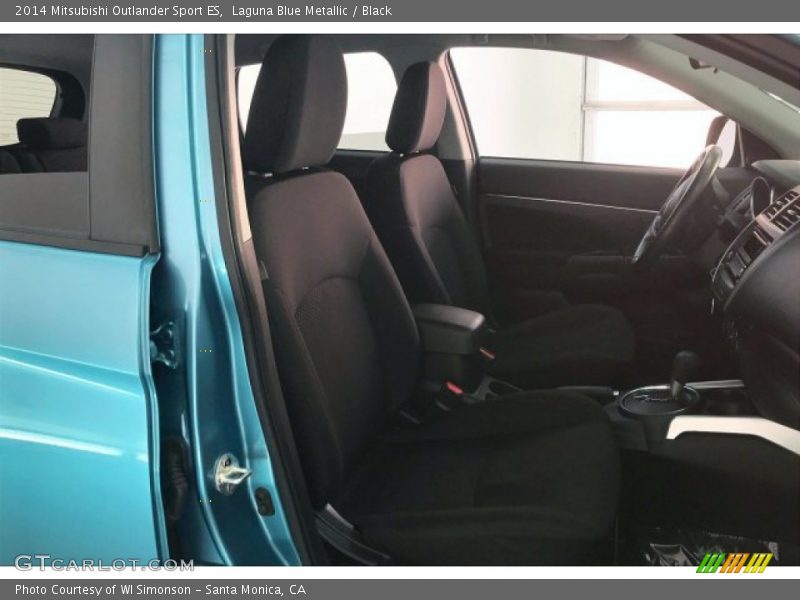 Laguna Blue Metallic / Black 2014 Mitsubishi Outlander Sport ES