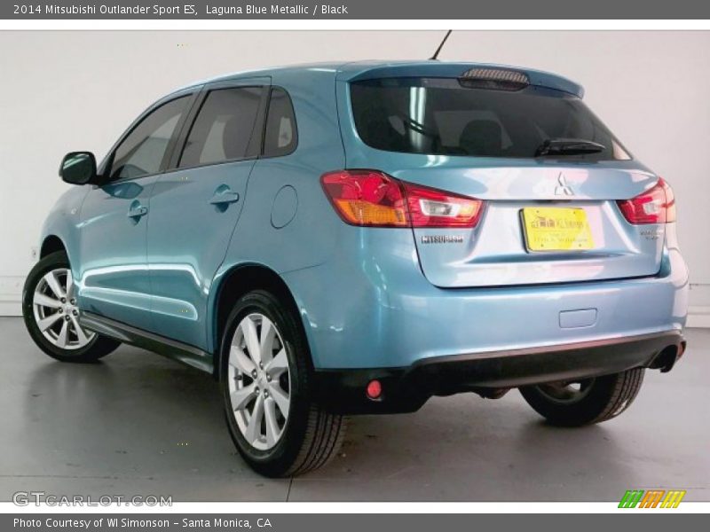Laguna Blue Metallic / Black 2014 Mitsubishi Outlander Sport ES