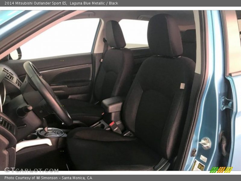 Laguna Blue Metallic / Black 2014 Mitsubishi Outlander Sport ES
