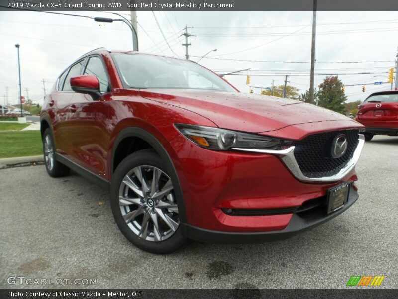 Soul Red Crystal Metallic / Parchment 2019 Mazda CX-5 Grand Touring AWD