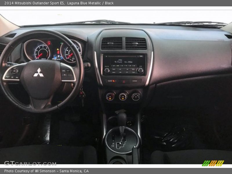 Laguna Blue Metallic / Black 2014 Mitsubishi Outlander Sport ES
