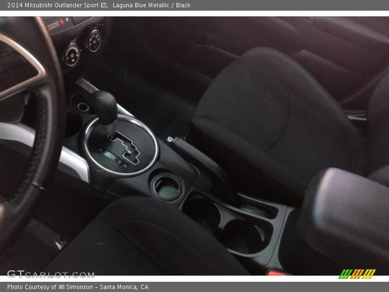 Laguna Blue Metallic / Black 2014 Mitsubishi Outlander Sport ES