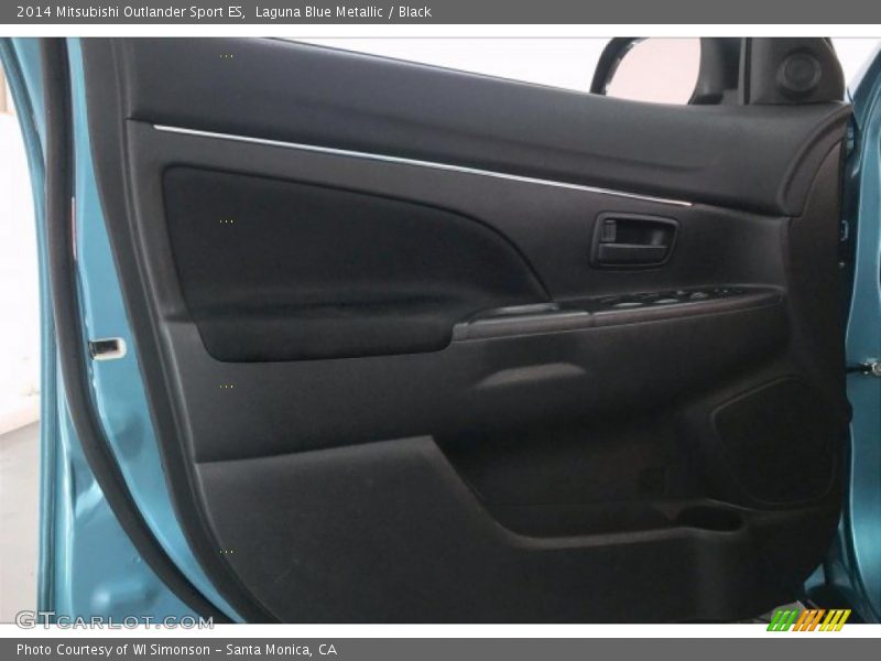 Laguna Blue Metallic / Black 2014 Mitsubishi Outlander Sport ES