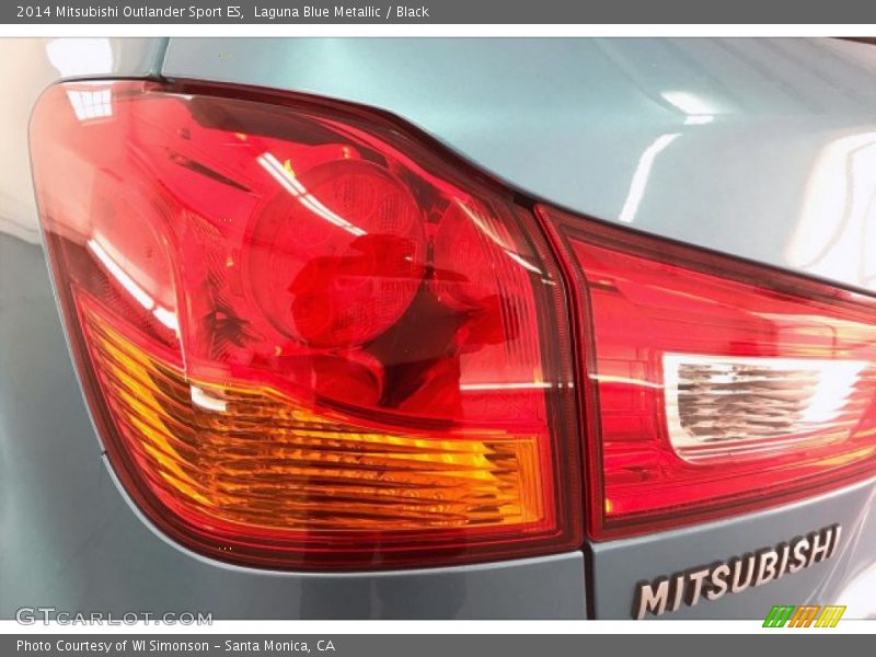 Laguna Blue Metallic / Black 2014 Mitsubishi Outlander Sport ES
