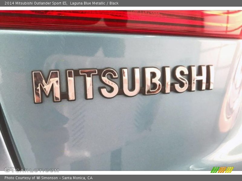 Laguna Blue Metallic / Black 2014 Mitsubishi Outlander Sport ES