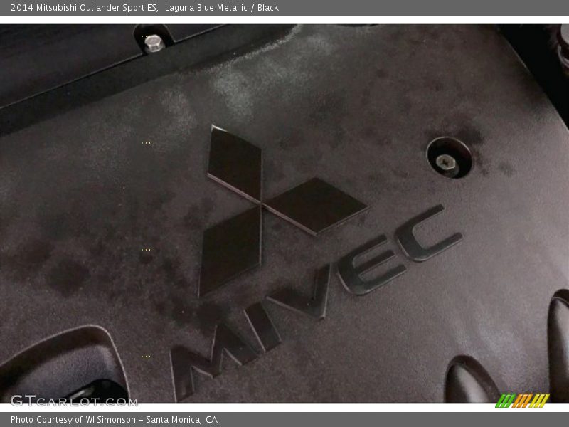 Laguna Blue Metallic / Black 2014 Mitsubishi Outlander Sport ES