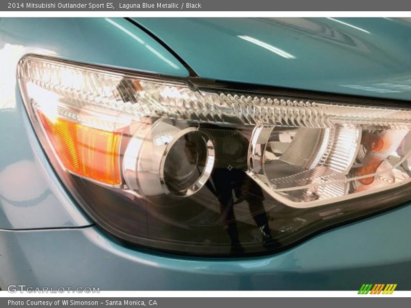 Laguna Blue Metallic / Black 2014 Mitsubishi Outlander Sport ES