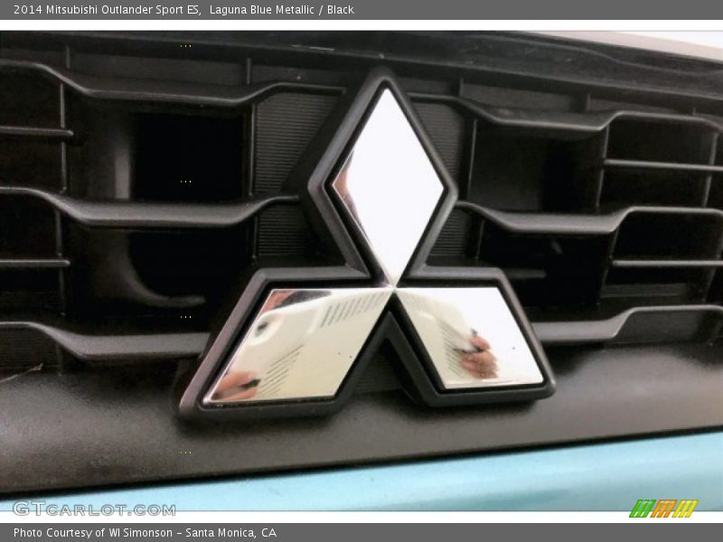 Laguna Blue Metallic / Black 2014 Mitsubishi Outlander Sport ES