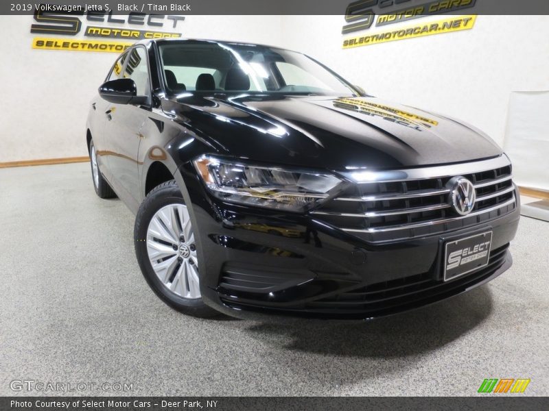 Black / Titan Black 2019 Volkswagen Jetta S