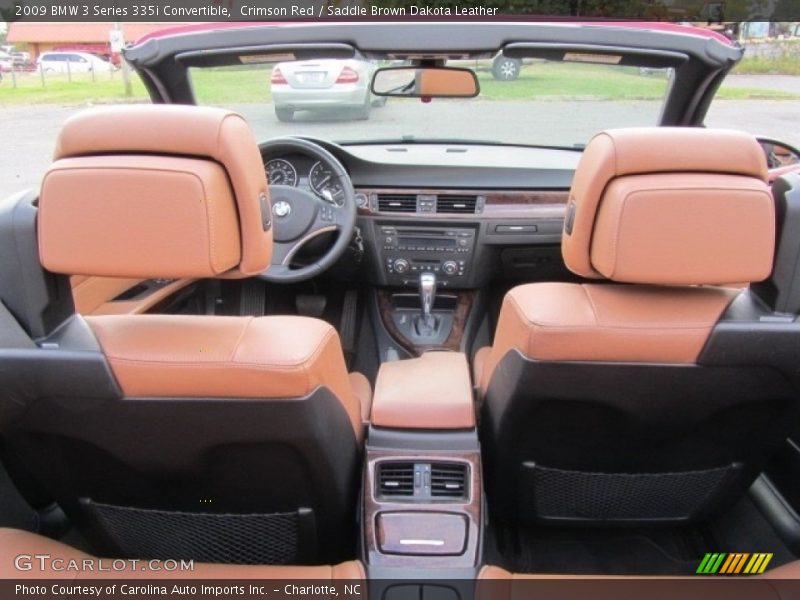 Crimson Red / Saddle Brown Dakota Leather 2009 BMW 3 Series 335i Convertible
