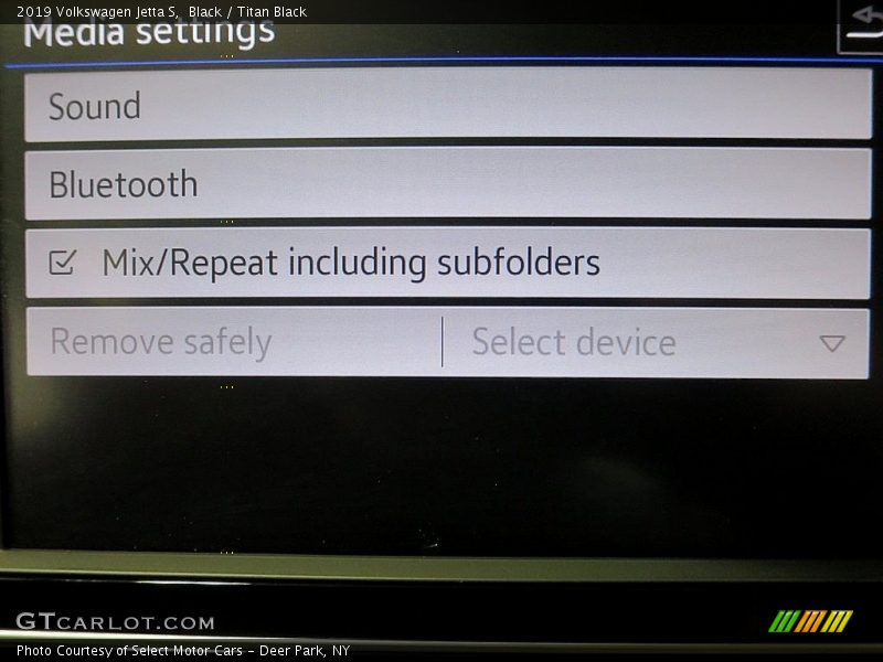 Black / Titan Black 2019 Volkswagen Jetta S