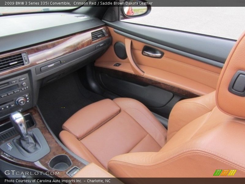 Crimson Red / Saddle Brown Dakota Leather 2009 BMW 3 Series 335i Convertible