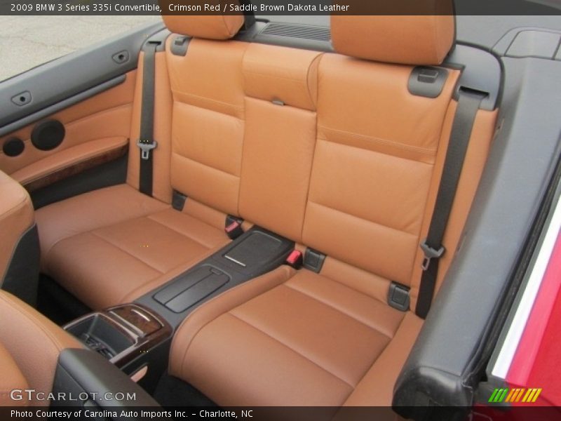 Crimson Red / Saddle Brown Dakota Leather 2009 BMW 3 Series 335i Convertible