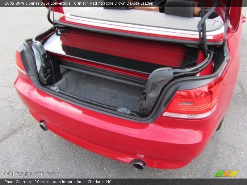 Crimson Red / Saddle Brown Dakota Leather 2009 BMW 3 Series 335i Convertible