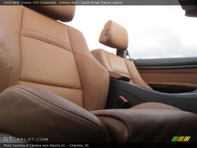 Crimson Red / Saddle Brown Dakota Leather 2009 BMW 3 Series 335i Convertible