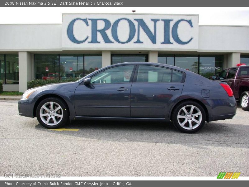 Dark Slate Metallic / Charcoal Black 2008 Nissan Maxima 3.5 SE