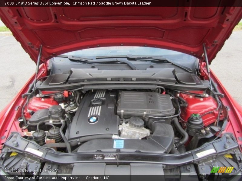 Crimson Red / Saddle Brown Dakota Leather 2009 BMW 3 Series 335i Convertible