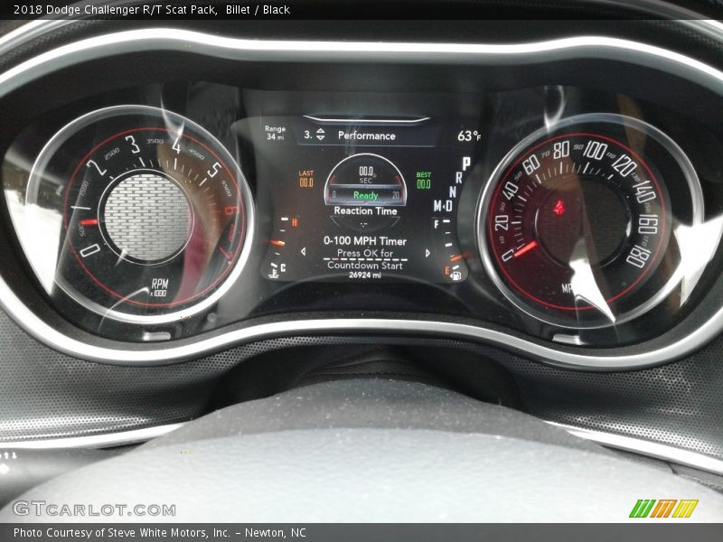Billet / Black 2018 Dodge Challenger R/T Scat Pack