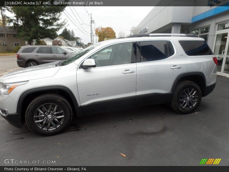 Quicksilver Metallic / Jet Black 2019 GMC Acadia SLT AWD