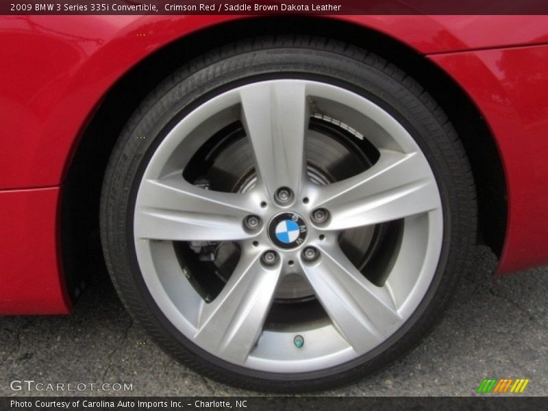 Crimson Red / Saddle Brown Dakota Leather 2009 BMW 3 Series 335i Convertible