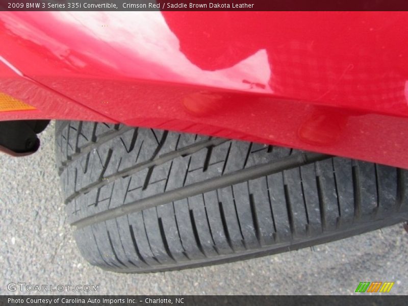Crimson Red / Saddle Brown Dakota Leather 2009 BMW 3 Series 335i Convertible