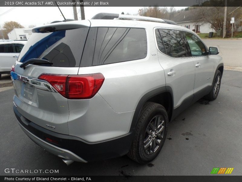 Quicksilver Metallic / Jet Black 2019 GMC Acadia SLT AWD
